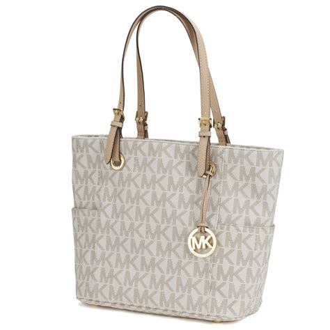 michael kors jet set tote vanilla|michael kors purse jet set.